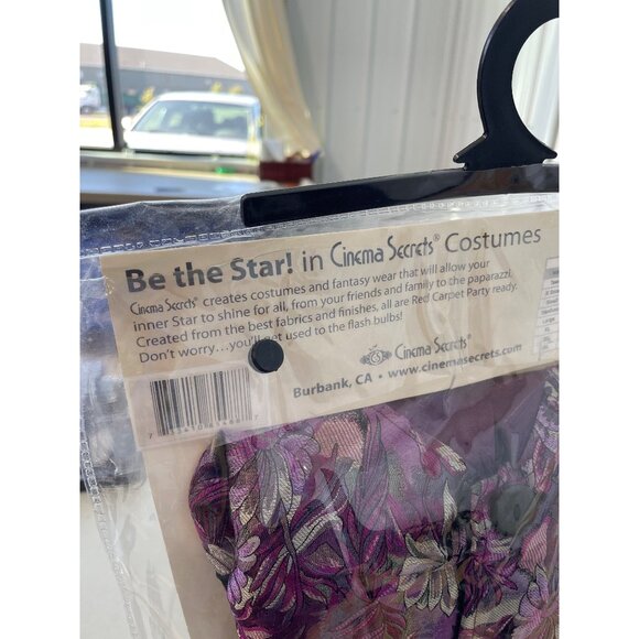 Cinema Secrets Costume Size XL The Vampire Of Versailles Floral Brocade Vest NEW - Picture 7 of 8